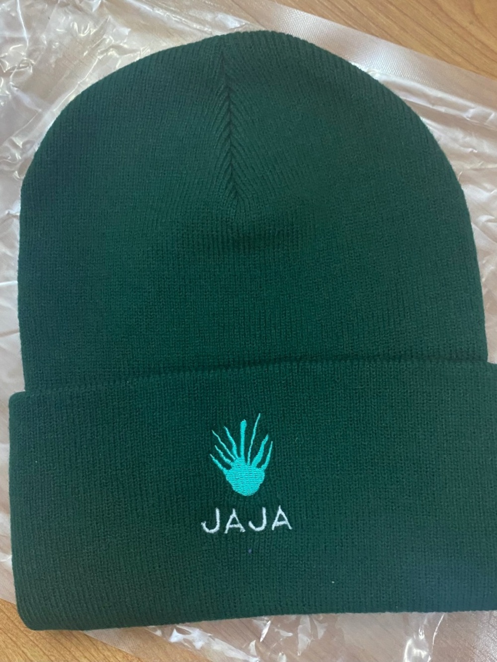 JAJA TEQUILA LOGO BRANDED EMBROIDERED KNIT CAP